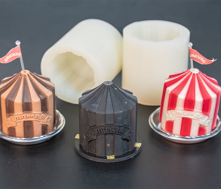 アマレーナの商品とシリコン型